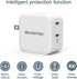 40W Dual-Port USB C Charger - Charge Two Devices Simultaneously, 20W Per Port, Compact and Safe - Compatible with iPhone 14/13/12, iPad, Samsung G...