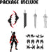 Pre-Assembly 3D Printed 5.54'' Dummy13 Action Figure, Multi-Jointed Tian13, Articulated T13 Desktop Decoration,12 in 1 Accessories, Best Birthday ...