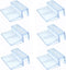 6 Pieces Acrylic Transparent Fish Tank Glass Cover Clip Glass Cover Support Holders Lid Support Holder for Rimless Aquarium Fish Tank (6 mm)...
