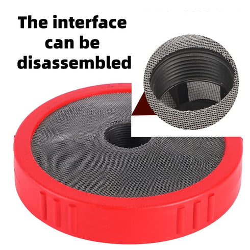 Household Hose Filter, Water Pump Sedimentation Filter,40 Mesh 304 Stainless Steel,Including 2 Connecting Ports(ID1/2'',ID3/4'') and 2 Clamps,Used...