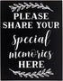 Juvale Celebration of Life Decorations Memory Signs for Funeral, Memorial Service, Graduation, Wedding, Bridal Shower, Birthday Party Celebration,...