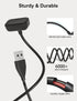 Bicmice Charger Replacement for Fitbit Charge 5,Charge 6,Luxe Fitness Tracker USB Charging Cable Cord...