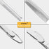 JETKONG Serving Tweezer Tongs 9-Inch Cooking Tweezers Kitchen Tweezers, Set of 3 (9 9 9 Inch, Silver)...