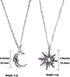2 Pcs Sun and Moon Necklace Set, Friendship Necklaces Best Friends Necklaces Crescent Celestial Valentine Heart BFF Jewelry Necklaces Gift for Wom...
