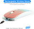 KLO Bluetooth Mouse for MacBook/MacBook air/Pro/iPad, Wireless Mouse for Laptop/Notebook/pc/iPad/Chromebook (BT/A Blue-Pink)...