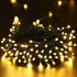 iShabao Solar String Lights Outdoor, 33ft 100 LED Solar Fairy Lights 8 Modes Waterproof Christmas Lights for Garden, Patio, Home, Party, Wedding, ...