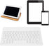 Sanpyl Keyboard, 10in Ultra Thin Bluetooth French AZERT Keyboard Scissor Slim Waterproof Multifunctional Keyboard for Tablet Phone Computer(White)...