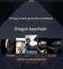 Dragon Loong Keychain Cool Car Fans Heavy Duty Zinc Alloy Metal Key Chain for Men and Women with Gift Box...