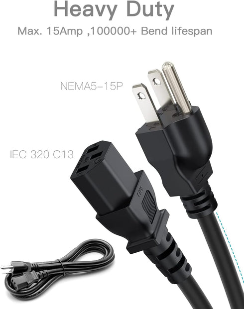 Heavy-Duty Power Station Charging Cable, Fast Charging Cable for Jackery Explorer 2000/1500/1000 Pro,Ecoflow Delta/River Series,Bluetti EB3A;Anker...