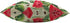 Mugod Slices of Watermelon Throw Pillow Exotic Tropical Fruit Leaves Seed Red Green Cotton Linen Square Cushion Cover Standard Pillowcase 18x18 In...