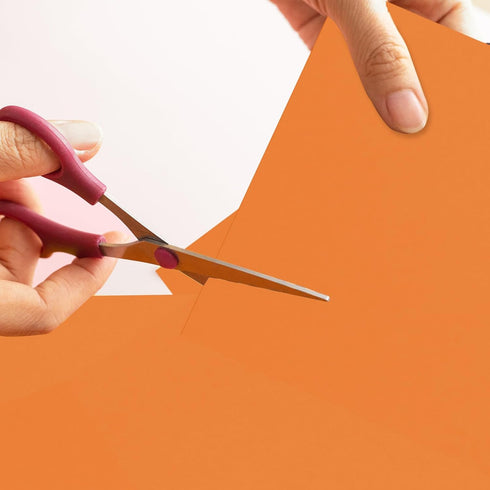 Whaline 25 Sheet 12 x 12 Inch Pumpkin Orange Card Stock Paper Fall Thanksgiving Thick Scrapbook Paper for Autumn DIY Crafts Card Making School Off...