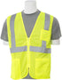 ERB Delta Plus S363P Class 2 Zipper Mesh Vest with Pockets - Hi Viz Lime / 5XL (WEL61653HL5X)...