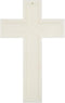 Large Luminous White Cross White 6 x 10 Plastic Glow in the Dark Wall Plaque...