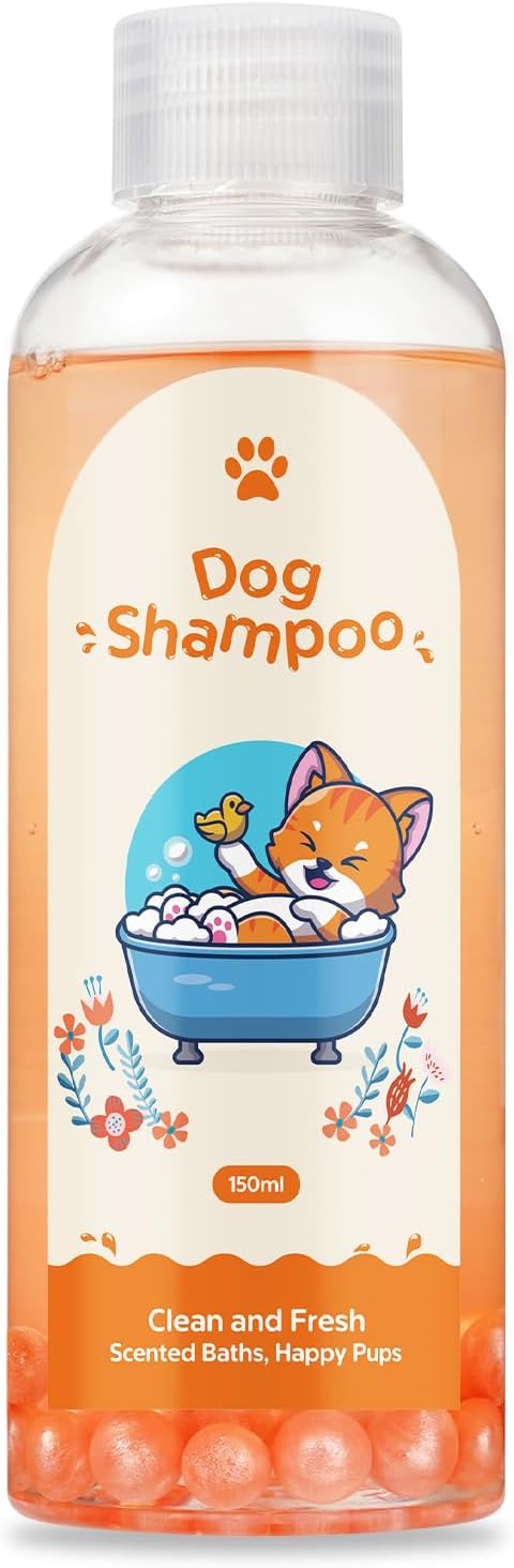 Dog Shampoo for Sensitive Skin | Deodorizing Pet Wash | Cat & Dog-Friendly Formula | Odor Control & Moisturizing | Ideal for Smelly Dogs | Soothin...