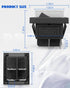 4-Pin Push Button Switch with Waterproof Cover Fit for Household or Similar Electrical Appliances and Equipment Lndustrial Machinery Machine Tools...