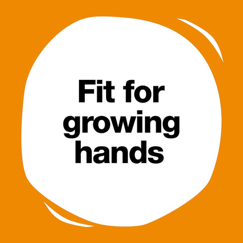 Fiskars 7" SoftGrip Left-Handed Student Glitter Scissors for Kids 12+ - Left-Handed Scissors for School or Crafting - Back to School Supplies - Bl...