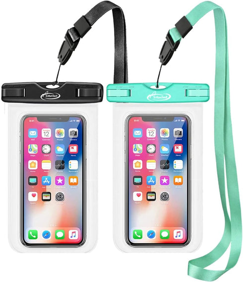 AiRunTech Waterproof Case, Waterproof Cell Phone Dry Bag Compatible for iPhone 14/13/12/12 Pro Max/11/11 Pro/SE/Xs Max/XR/8P/7 Galaxy up to 8.5", ...