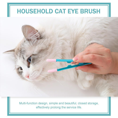 Cat Eye Cleaning Brush Portable Cat Eye Brush Cat Eye Comb Dog Eye Comb Tear Stain Removal Brush Dog Tear Stain Comb Dog Comb Dog Eye Grooming Bru...
