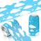 Blue Sky Clouds Bulletin Board Border Borders, for Board Scalloped Bulletin Board Decor, Blue Board Trim...