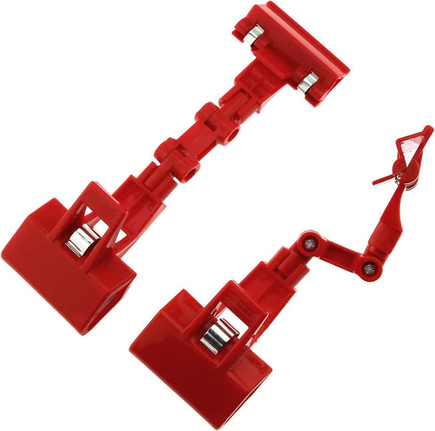 E-outstanding Painting Clip 2PCS Double Head Rotatable Picture Copy Holders for Artist Easels Sketch Drawing Boards Bendable Sketchpad Clamps, Red...
