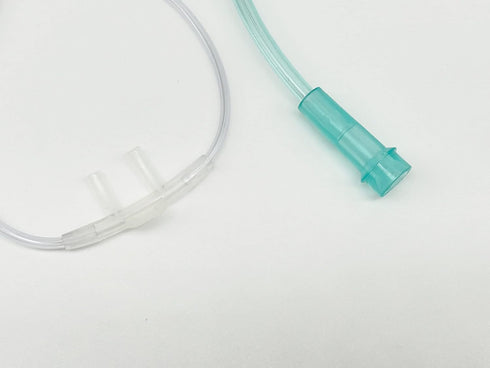 7-Piece Adult Nasal Cannula Set - 7ft Oxygen Cannulas with Standard Connectors, Includes 5 Cannulas and 2 Tubing Connectors Medical Sales Supply...