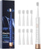 High Vibration Sonic Electric Toothbrush for Adults with 2 Minutes Smart Timer, Fast Charge Lasts Long, 5 Optional Modes, 8 Replacement Brush Head...