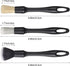 3 Pack Car Detailing Brush Set,Natural Boars Hair Ultra-Soft Cleaning Tool Auto Detail Brushes Kit for Clean Interior or Exterior,Dashboard,Air Ve...