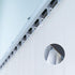 Blulu 30 Pcs Vertical Blind Repair Tabs Kit Vane Savers Blind Repair Clip, Window Replacement Slats Parts, White...