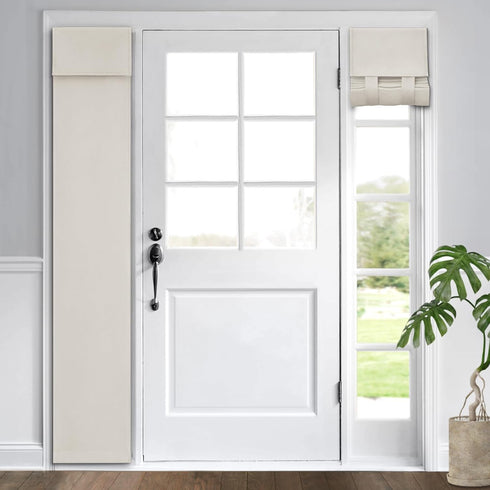 HOMEIDEAS Sidelight Curtains for Front Door, Side Door Window Curtains, Front Door Curtains for Small Window, Privacy Door Shades Thermal Insulate...