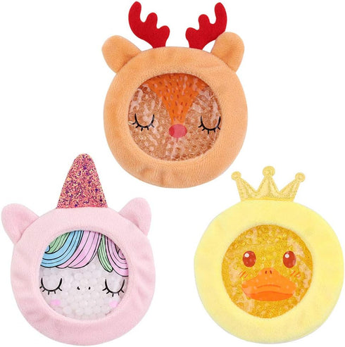Hilph Kids Ice Packs for Boo Boos, Reusable Cold Packs with Sleeves for Kids Injuries, Toddler Animal Ice Packs Hot Cold Therapy for Kids Bumps, S...