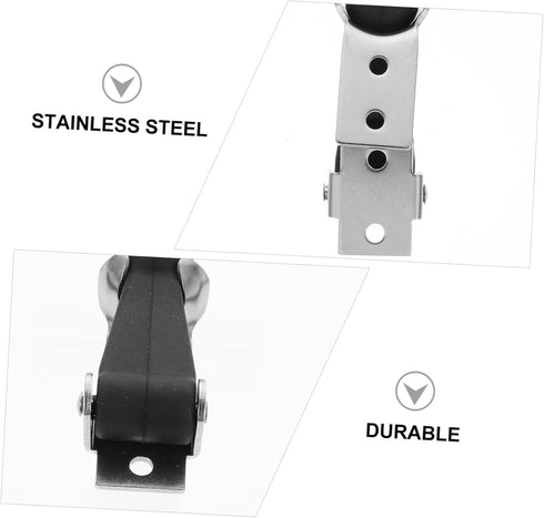 BESPORTBLE 4pcs T-Lock Buckle T Handle Boat T- Handle Rubber Flexible Hasp Car Hood Latches Car Accessories T-Handle Catches A126 Rubber Black Loc...