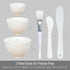APPEARUS Facial Mask Silicone Mixing Bowl Set – 6-Piece Spa Skincare Kit with 3 Mixing Bowls, Brush & Spatulas – Reusable, Microwave & Dishwasher ...