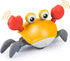 Crawling Crab Baby Toys with Music & Light, Tummy Time Interactive Toddler Toy Automatically Avoid Obstacles for Boys or Girls (Orange)...