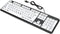 Black Computer Keyboard Wired USB Keyboard Low Vision Keyboard USB Wired Old People Keyboard with White Large Print Keys(Black)...