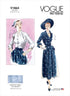 Vogue Misses' Blouse, Belt, and Skirt Sewing Pattern Kit, Code V1863, Sizes 16-18-20-22-24, Multicolor...