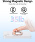 Magnetic Phone Grip (MagGo) Removable Phone Holder Stand Adjustable Finger Ring Grip Compatible with Magsafe for All Smartphone/Case (Rose Gold).....