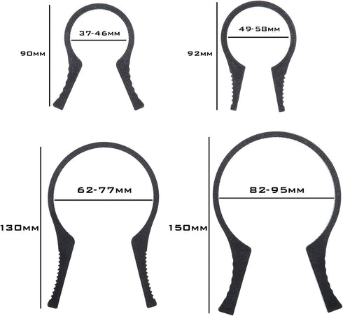SING F LTD 8pcs Camera Lens Filter Remover Wrench Camera Filter Wrench Fit 37-46mm 49-58mm 62-77mm 82-95mm Lens Thread Compatible with Canon Nikon...