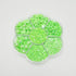 Chenkou Craft 3000PCS 1 Box Neon Green Round Flatback Imitation Half Pearls Bead Loose Beads Gem (Neon Green Half Ball)...