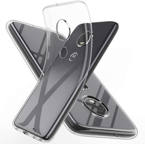 SNOSHO for Moto G7 Slim Phone Case,Thin TPU Silicone Soft Flexible Skin Gel Anti-Scratch Shockproof Protective Cases Cover for Motorola G7,Crystal...