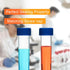 Clear Plastic Graduated Test Tubes 10ml Sterile Sample Storage Container with Screw Cap Self-Standing Lab Transport Tube, Case of 50...