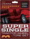 Moebius Models 1/25 Super Single Tractor Wheel & Tire Set (6), MOE1017...