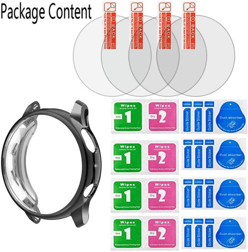 Watch Screen Protector (4+1Pack) Compatible for Garmin Venu, Film Anti-Scratch High Definition Full Coverage and Soft TPU Protective Case...