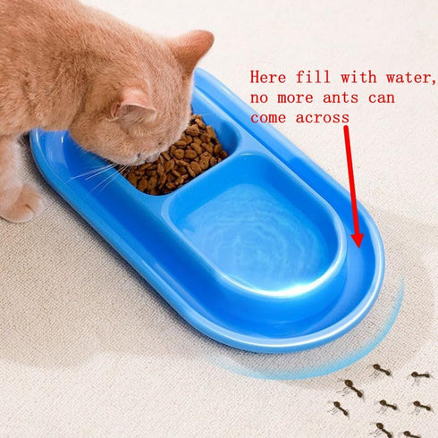 Cat Kitten Dish Dog Puppy Feeder Pet Bowl 3 Colors New Pink...