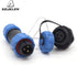 SP13 2pin/3pin/4pin/5pin/6pin/7pin/ 9pin Waterproof Aviation Cable Wire Connectors Plug Socket,IP67 Electrical Cable Connector (3pin, Panel Mount-...