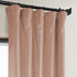 HPD Half Price Drapes Heritage Plush Velvet Curtains 108 Inches Long Room Darkening Curtains for Bedroom & Living Room 50W x 108L, (1 Panel), Peac...