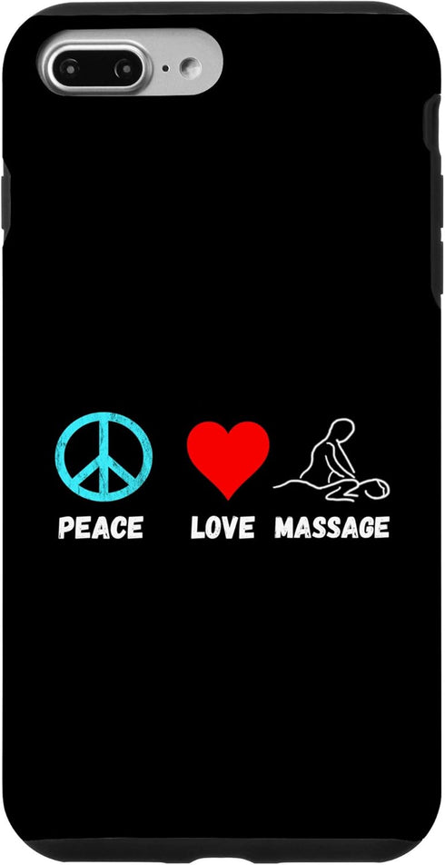 iPhone 7 Plus/8 Plus Massage Peace Love Spa Therapist Relaxation Relax Masseur Case...