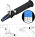 AUTOUTLET Salinity Refractometer for Aquarium Salinity Tester with ATC and Dual Scale 0-100‰ & 1.000-1.070 Specific Gravity Saltwater Tester for S...