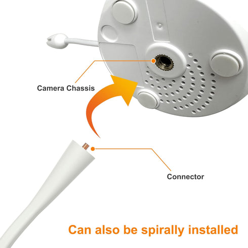 Baby Monitor Mount, Versatile Flexible Baby Monitor Stand Easy to Install, Baby Camera Mount Compatible with Card Cameras and Baby cameras with a ...