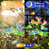 Solar Dragonfly Fairy Lights Outdoor Garden Decor 2 Pack, Newest Solar Swinging Firefly Animal Lights Yard Planter Patio Flowerbed Pathway Lawn De...