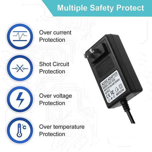 21V Battery Charger Adapter Power Cord Compatible for SOYUS, Zikopomi,SENDRY,BEI & Hong,New Huing,RLSOO, Peektook,SeeSii, Taranzy,IMOUMLIVE,DONGYA...